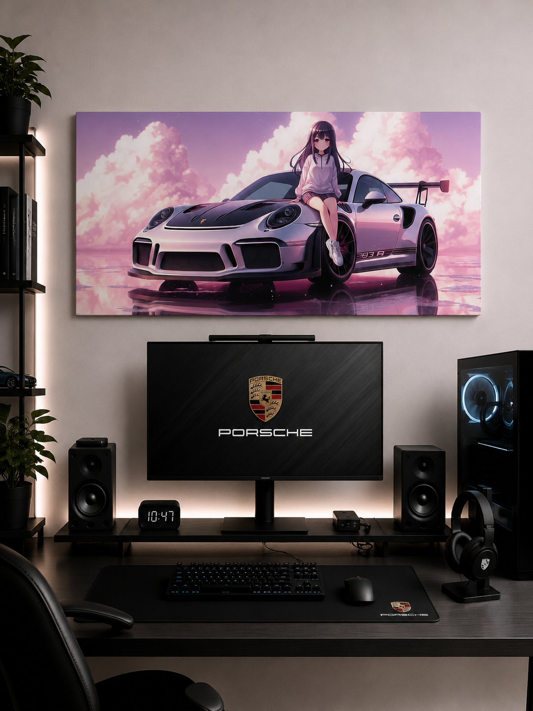 Porsche 911 GT3 RS Anime Tablo
