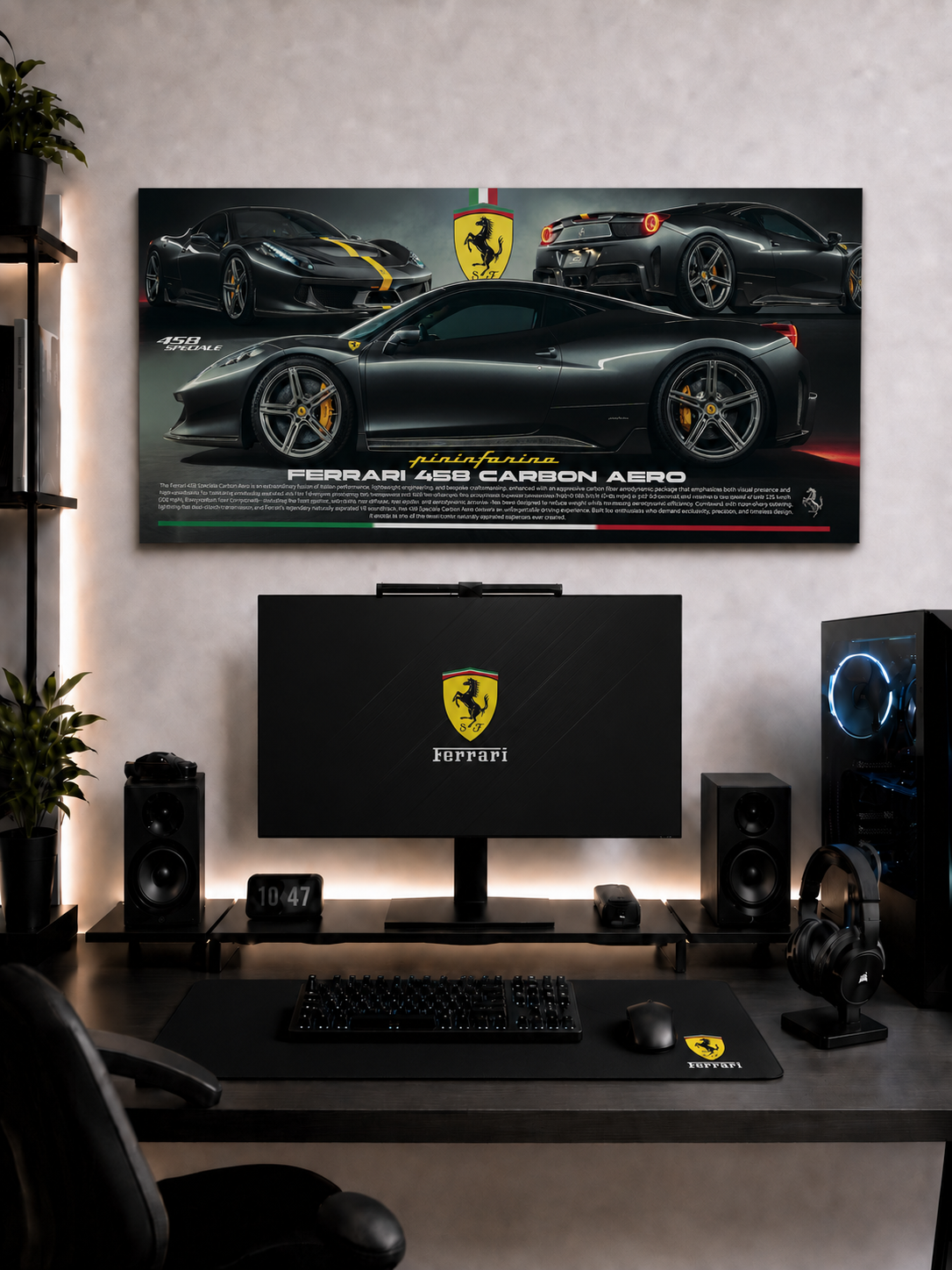 Ferrari 458 Carbon Tablo