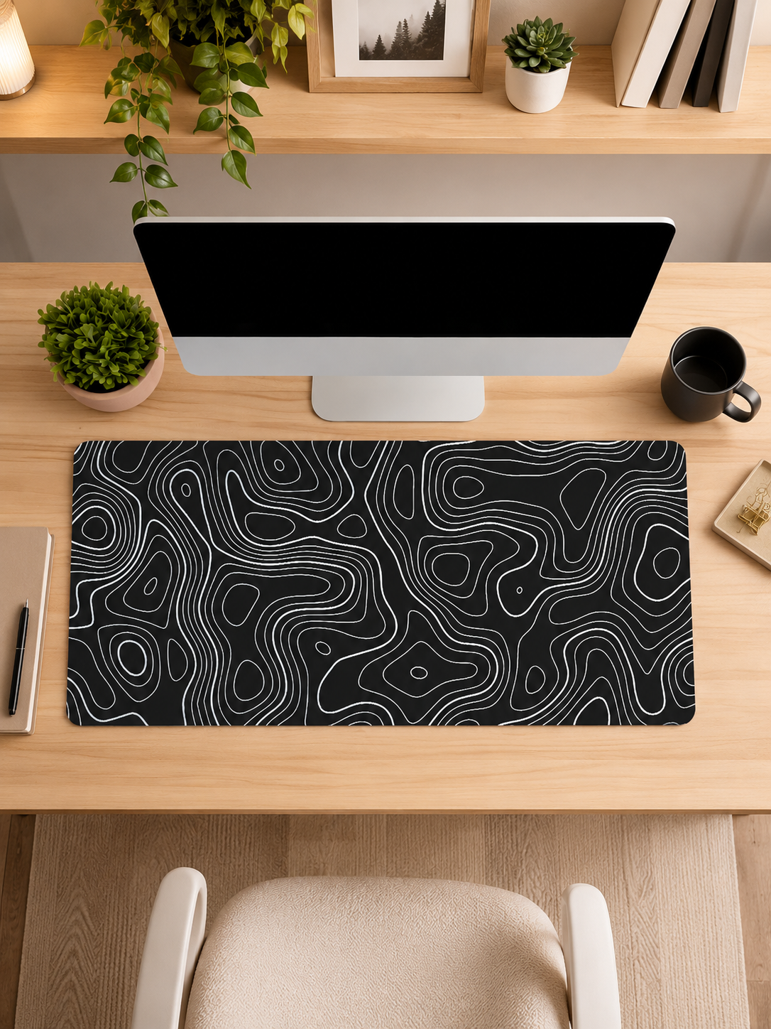 Topographic Flow Mousepad