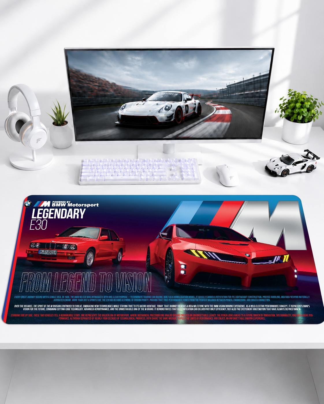 BMW E30 ve Elektrikli M Mousepad