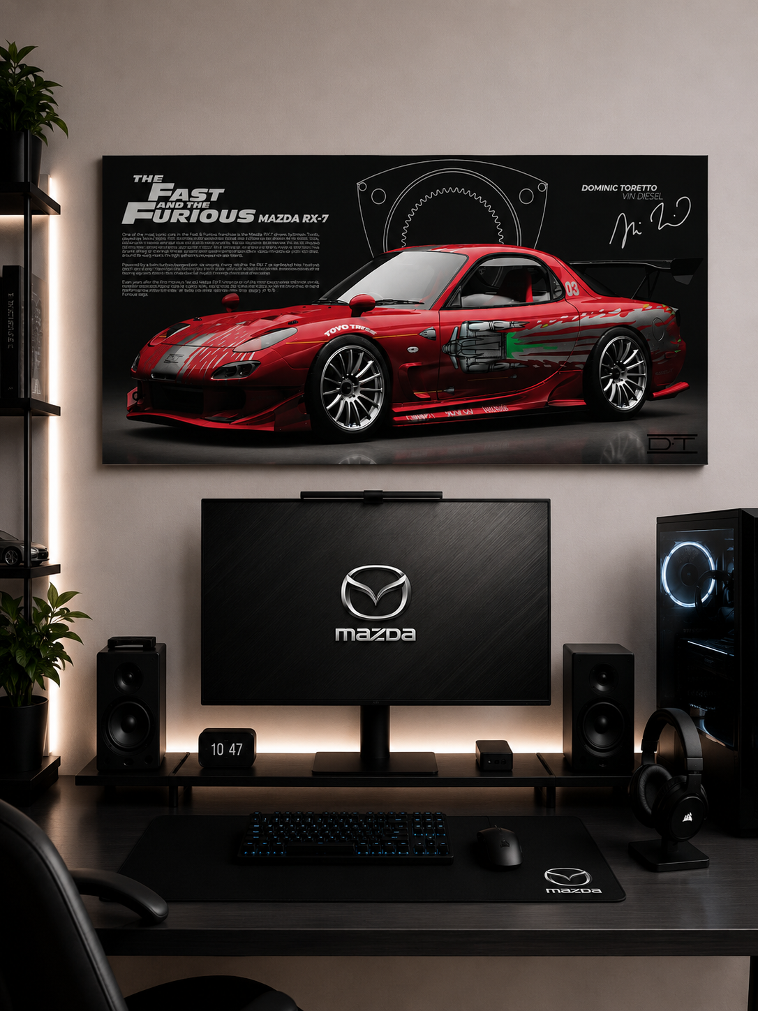 Mazda RX7 DT Tablo