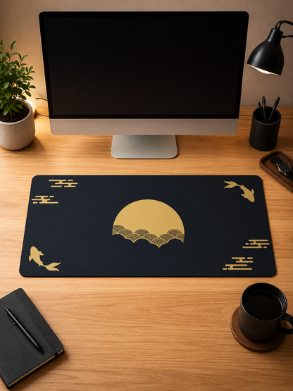Golden Stillness Mousepad