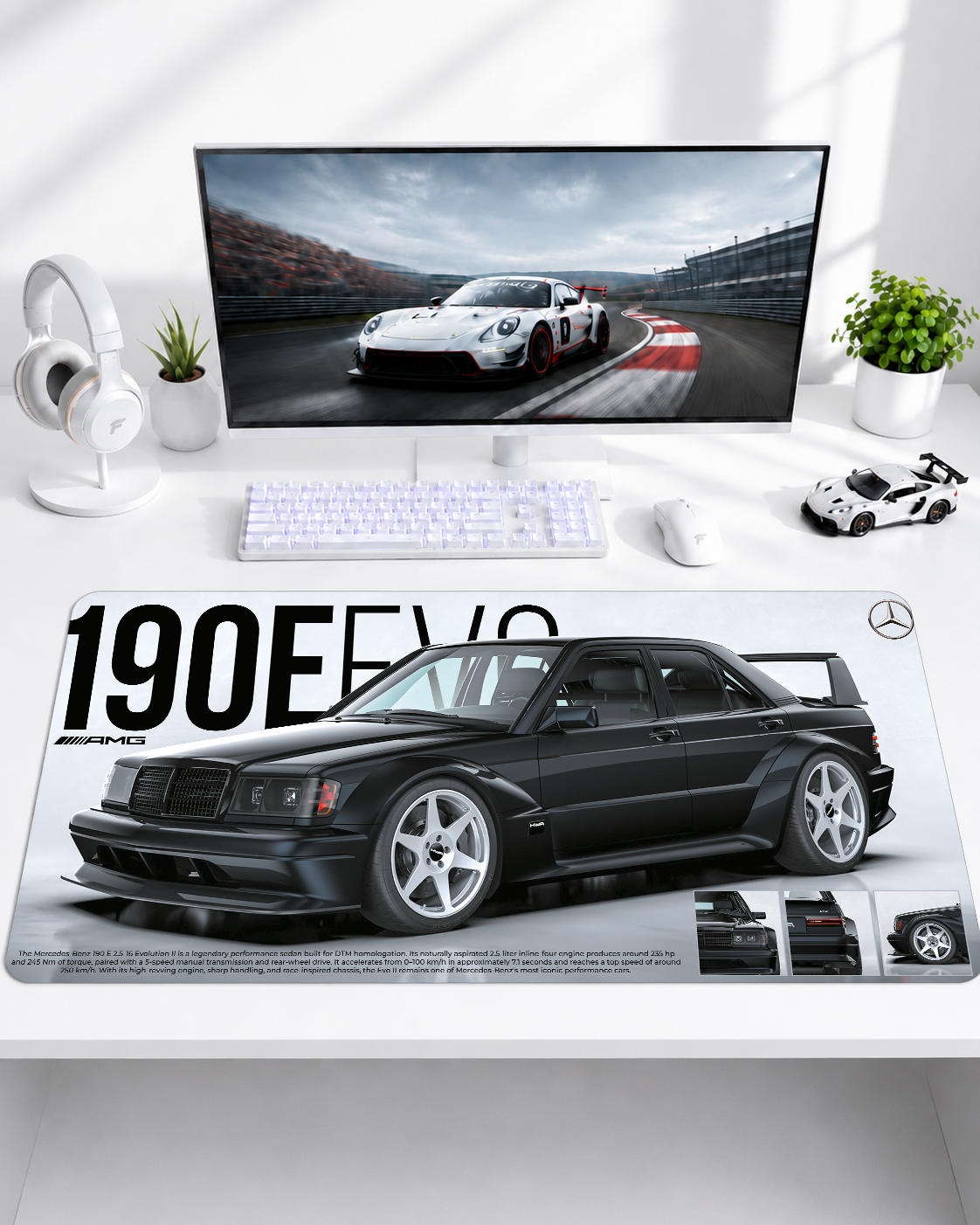 Mercedes 190E EVO Mousepad
