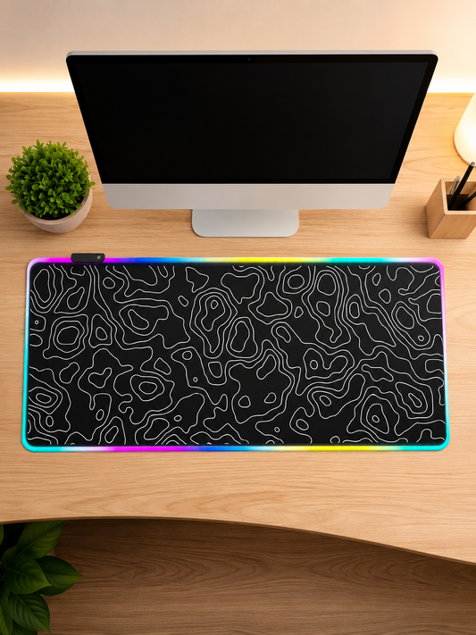 RGB 12 Değişen Ledli Gaming Oyuncu Mousepad