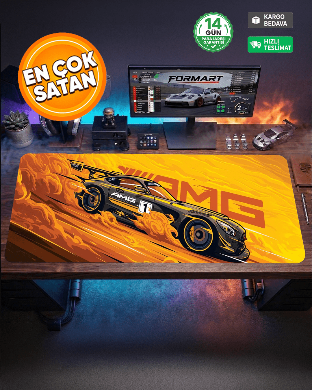 AMG Thunderstrike Edition Gaming Mousepad - Formart