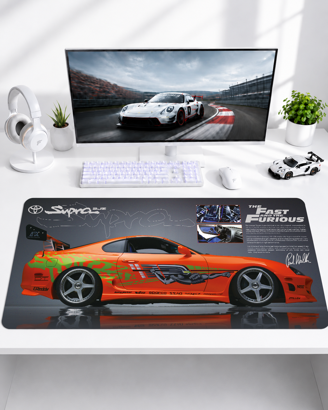 Fast Furious Supra Mousepad