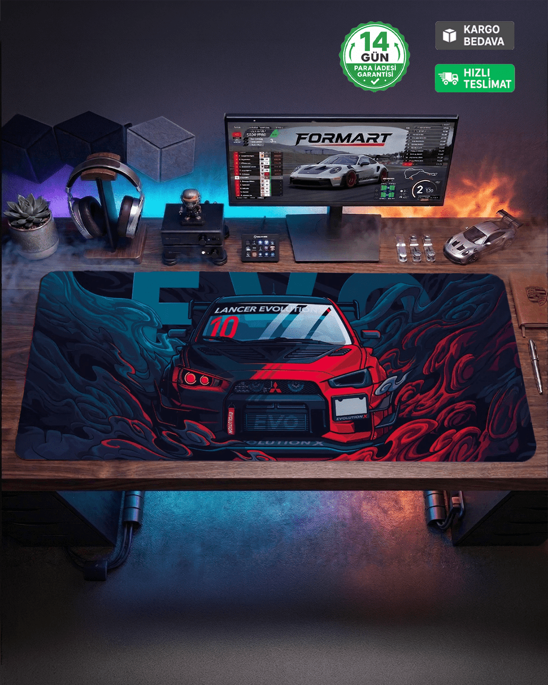 Lancer Evolution 70X Gaming Mousepad - Formart