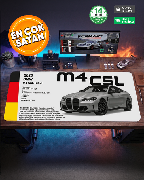 M4 CSL (G82) Premium Mousepad