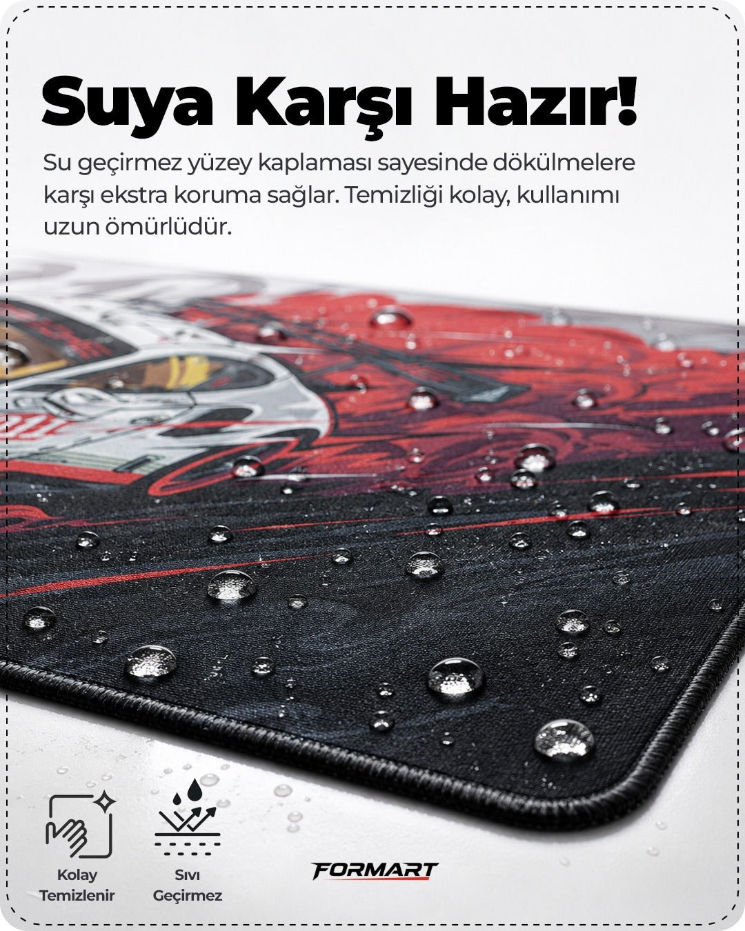 Neon Horizon Gaming oyuncu Mousepad - Formart