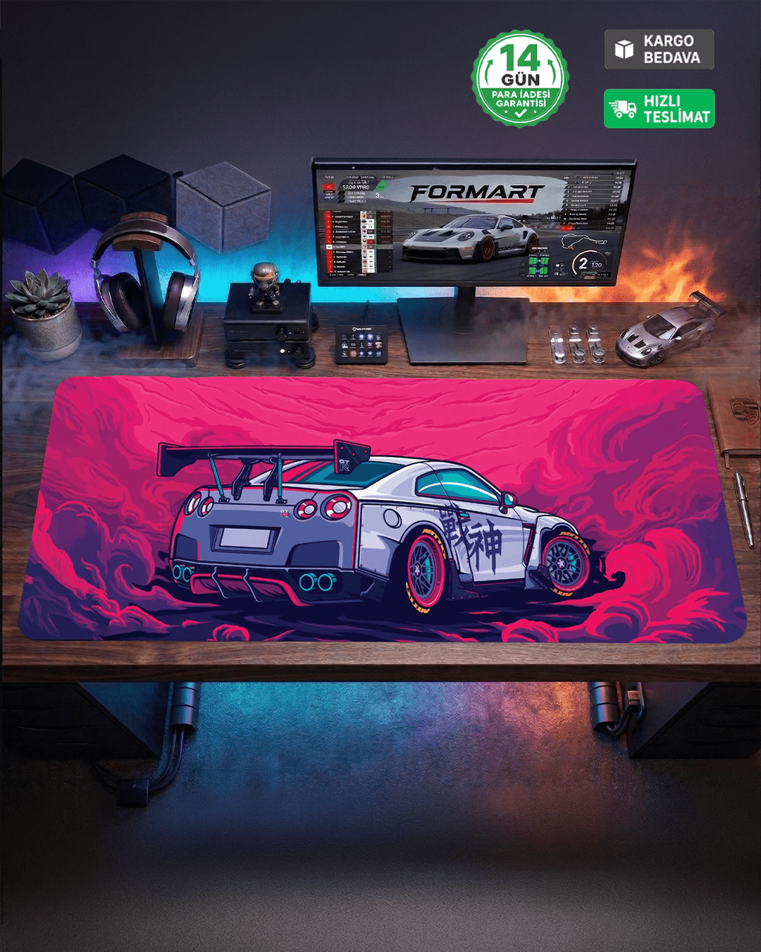 Nissan GT - R Driftwave Gaming Mousepad - Formart
