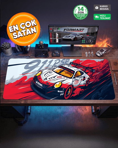 Porsche 911 GT Enduro Gaming Mousepad - Formart