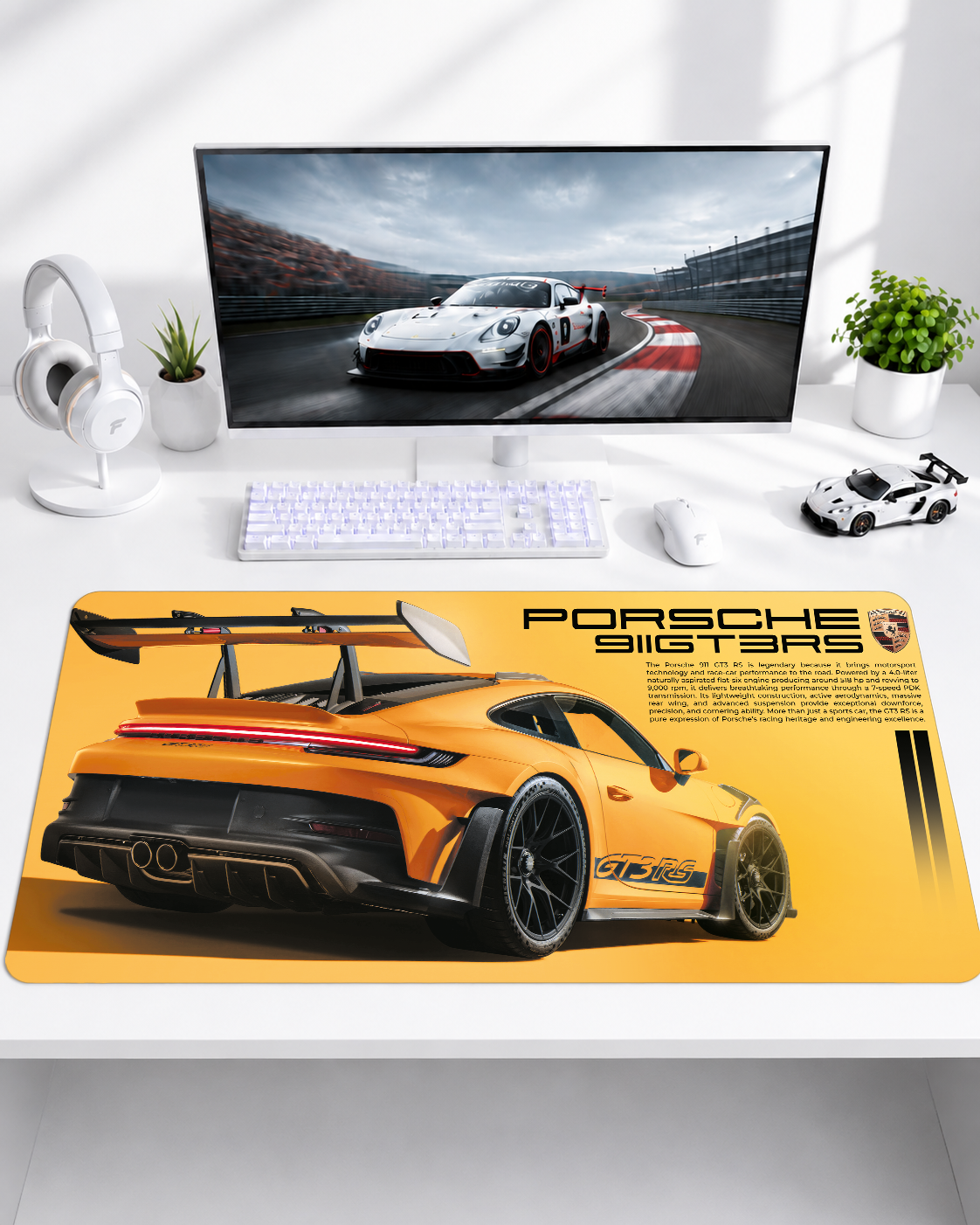 Porsche 911 gt3 RS Mousepad