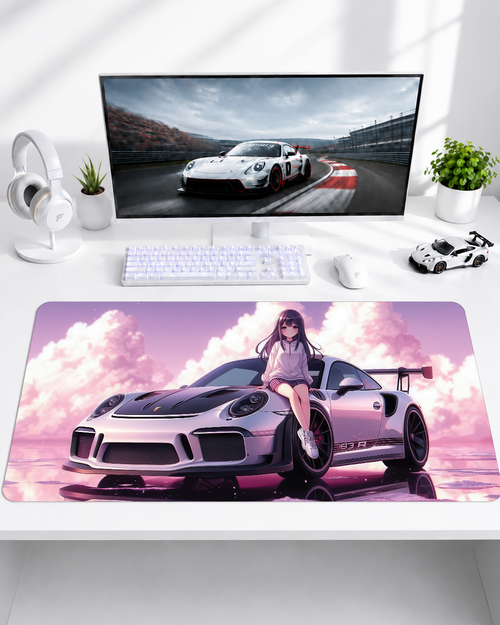 Porsche 911 GT3 RS Anime Mousepad